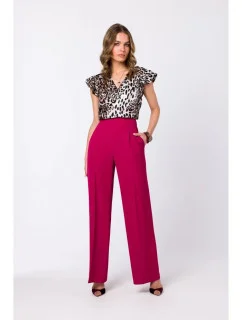 Dámské kalhoty S331 Švestková - Stylove