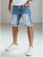 Pánské modré džínové šortky FashionStreet SX2560 Pánské modré džínové šortky FashionStreet SX2560