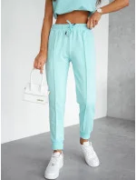 Dámský bavlněný dvoudílný komplet v tyrkysové barvě (VE55) Dámský bavlněný dvoudílný komplet v tyrkysové barvě (VE55)