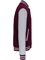 Kariban K 497 Unisex college bunda "Teddy" 20.K497 wine/oxford grey Kariban K 497 Unisex college bunda "Teddy" 20.K497 wine/oxford grey