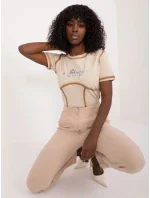 Tričko NM TS DDD654.60 béžová Tričko NM TS DDD654.60 béžová