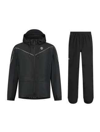 Rogelli Essential souprava do deště černá.3XL