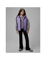 Dívčí bunda bez rukávů s kapucí 4F 4FJRSS26TVJAF355-51S dětská