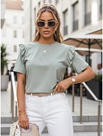 Dámské tričko JOY mint FashionStreet RY2527