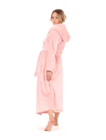 Dámský župan Flora s kapucí 3956 3050 růžová perla - Vestis
