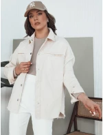 Dámská džínová bunda DAMIRAKS light beige FashionStreet TY4321