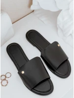 Dámské žabky CHICBASE black FashionStreet ZY0939