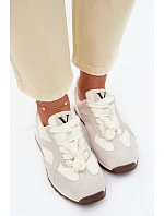 Semišové Dámské Tenisky Vinceza 86427 Šedé