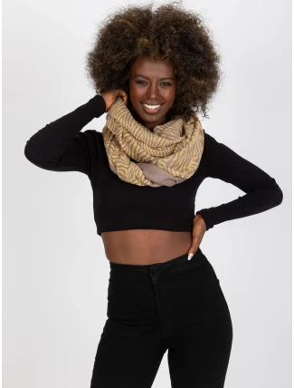 Dámská tunelová šála AT KM S 6221 tmavě lila Dámská tunelová šála AT KM S 6221 tmavě lila