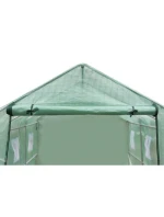 ZAHRADNÍ TUNEL 200x350x200 cm PE KONSTRUKCE ZELENÁ OCEL