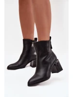 Boty na podpatku model 222517 Step in style Boty na podpatku model 222517 Step in style