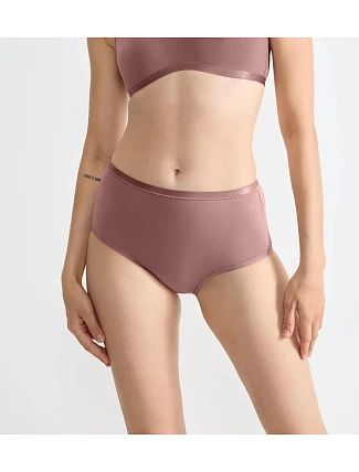 Sloggi GO Daily Cotton – 3× vysoké kalhotky z kartáčované organické bavlny Sloggi