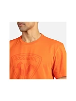 Pánské tričko ROSSIGNOL Presset Tee, zlaté Pánské tričko ROSSIGNOL Presset Tee, zlaté