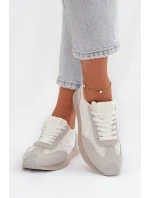 Sneakersy Dámské sportovní Bílá-Šedá Tarlisse