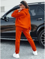 KSENIIA PREMIUM dámská tepláková souprava v oranžové barvě FashionStreet AY1095