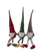 DEKORATIVNÍ TRPASLÍK 30+15CM ZELENÝ