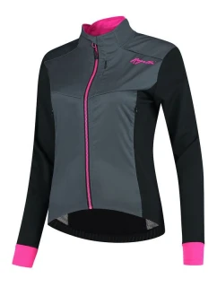 Rogelli dámská bunda CONTENTA šedo-růžová S
