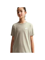 Dětské tričko Nike Sportswear zelené FZ5177 304 Dětské tričko Nike Sportswear zelené FZ5177 304