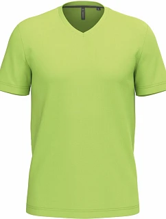 Kariban K 357 Pánské tričko s výstřihem do V 20.K357 lime
