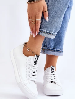 Dámské Tenisky Klasické Bílé Ville