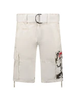 Zeměpisné Norsko Pasteque EO 063 M SX1425H/GNO-Bílé šortky Zeměpisné Norsko Pasteque EO 063 M SX1425H/GNO-Bílé šortky