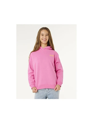 Dívčí mikina RIP CURL Surf Puff Hood-Girl, růžová Dívčí mikina RIP CURL Surf Puff Hood-Girl, růžová