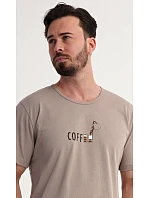 Pánské pyžamo šortky Coffee Pánské pyžamo šortky Coffee