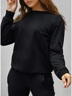 Dámská klasická černá mikina FashionStreet BY1545