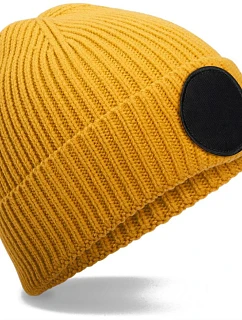 Beechfield B 332R Čepice s kruhovou nášivkou 53.332R mustard/black