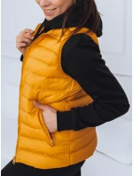 Dámská žlutá vesta ROSILA FashionStreet TY2580