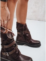 FashionStreet hnědé dámské boty ZY1143