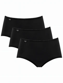 sloggi 24/7 Cotton Midi C3P - BLACK - SLOGGI BLACK - SLOGGI