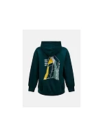 Pánská mikina PEAK PERFORMANCE M Terry Graphic Hood, zelená barva