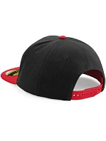 Beechfield B 660 5 panelová kšiltovka s rovným kšiltem 53.0660 black/classic red Beechfield B 660 5 panelová kšiltovka s rovným kšiltem 53.0660 black/classic red