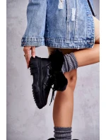 Teplé boty Trappers Černá Charles Teplé boty Trappers Černá Charles