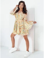 FLOWNESA mini šaty vícebarevné FashionStreet EY2454 FLOWNESA mini šaty vícebarevné FashionStreet EY2454