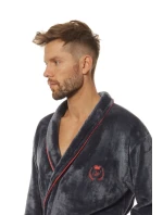 Pánský župan 2111 Luca graphite - L&L