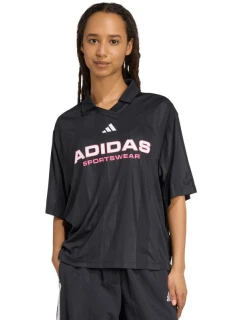 Dámské tričko adidas Tiro Q4 Polo černé JN2749