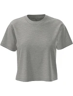 Next Level Apparel N 7610 Těžký dámský crop top 08.7610 heather grey