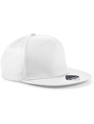 Beechfield B 610 5 panelová Snapback kšiltovka 53.0610 white Beechfield B 610 5 panelová Snapback kšiltovka 53.0610 white