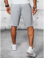 FashionStreet pánské světle šedé teplákové kraťasy SX2191 FashionStreet pánské světle šedé teplákové kraťasy SX2191