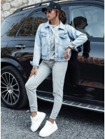 MILIAN dámská tepláková souprava světle šedá FashionStreet AY1103 MILIAN dámská tepláková souprava světle šedá FashionStreet AY1103