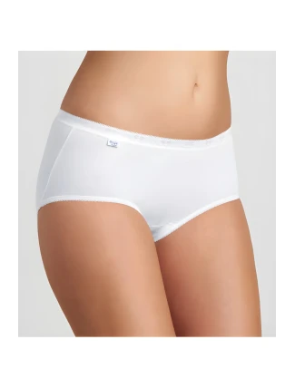 Dámské kalhotky Sloggi Basic+ Midi 2P bílé