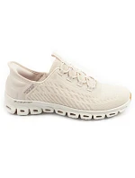 Skechers Glide-Step dámské tenisky comfort ecru Slip-ins dámské