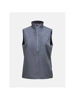 Dámská vesta PEAK PERFORMANCE W Glider Wind Vest, šedá barva