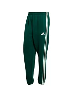 Pánské kalhoty adidas Essentials 3-Stripes Fleece Tapered Cuffed zelené KY4129 Pánské kalhoty adidas Essentials 3-Stripes Fleece Tapered Cuffed zelené KY4129