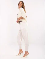 Kalhoty DHJ SP 20316.16 světle béžové