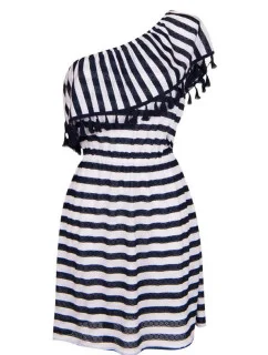 Dámské šaty Havana 49351 pruhované - Lisca