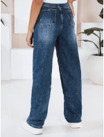 Dámské modré džíny s širokými nohavicemi FashionStreet UY2814