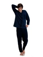 Pánské rozepínací pyžamo Gucio dł/r M-2XL Pánské rozepínací pyžamo Gucio dł/r M-2XL